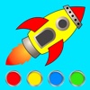 Kids Doodle: Coloring Book Space Game For Kids