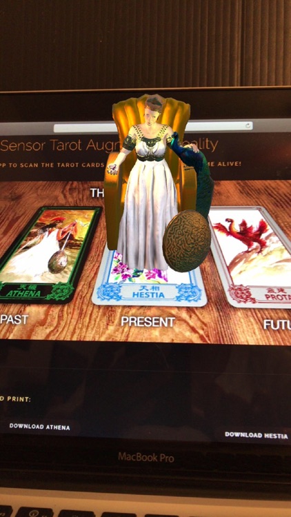 Zeus Sensor Tarot - Augmented Reality screenshot-3