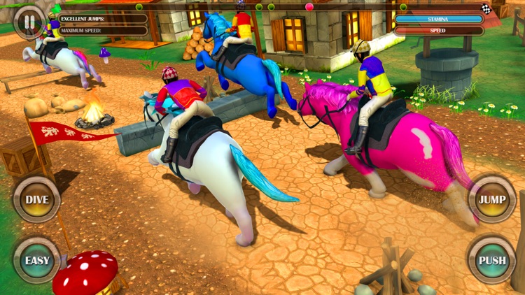 Speedy Pony : Racing Game screenshot-3