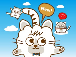 Funny cats like clouds floating in the sky are called Nekomo & Friends