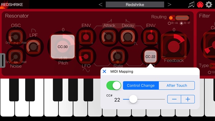 Redshrike Synthesizer screenshot-4