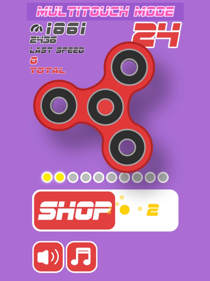 疯狂指尖陀螺 - 手机上的玩具陀螺模拟器