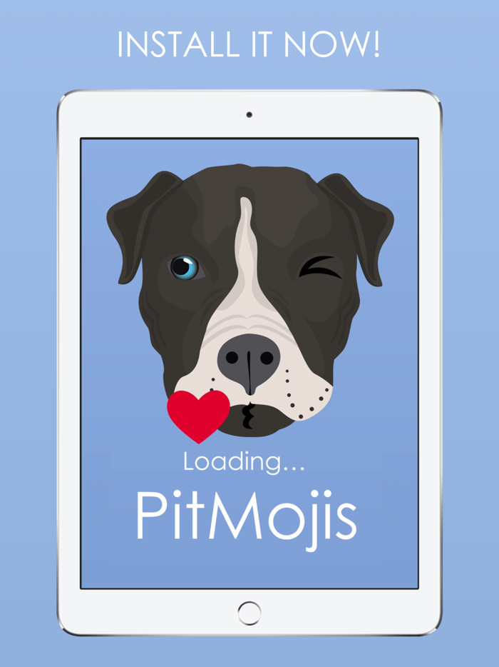 PitMojis - Pit Bull Emoji  Stickers