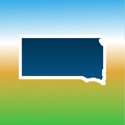 Aqua Map South Dakota SD Lakes - Nautical Charts