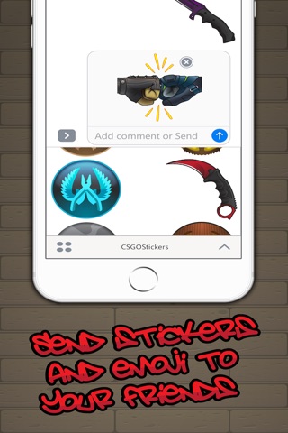 CSGO Stickers and emoji screenshot 3