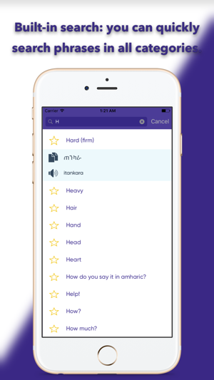 SPEAK AMHARIC - Learn Amharic Phrases & Words(圖4)-速報App