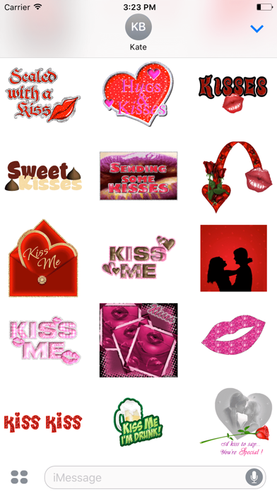 How to cancel & delete Animated Love & Kiss Stickers from iphone & ipad 3