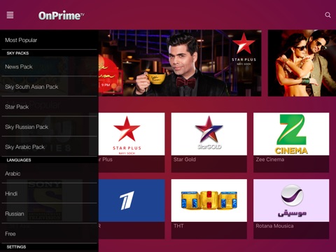 OnPrime TV: South Asian, Russian & Arabic Live TV screenshot 2