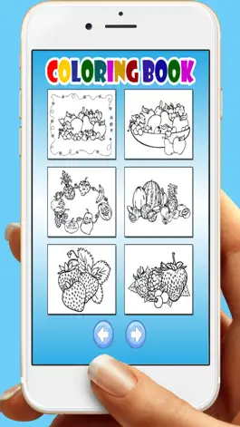 Game screenshot Фрукты для печати Книжка-раскраска для детей apk