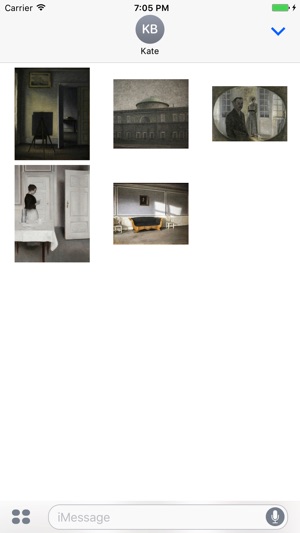 Vilhelm Hammershoi Artworks Stickers(圖2)-速報App