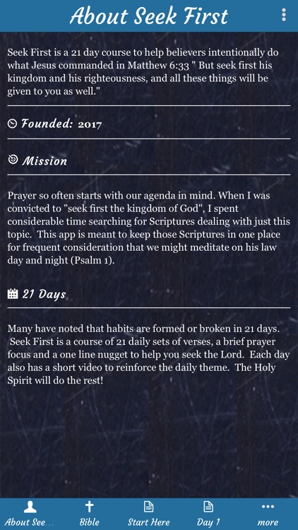 Seek First