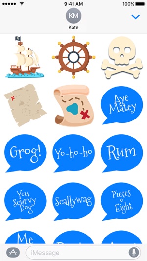 Pirate Stickers! Funny Sticker Pack for iMessage(圖5)-速報App