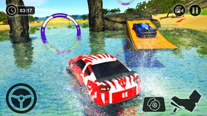 How to cancel & delete Floating Water Car Driving - Beach Surfing Racing from iphone & ipad 2