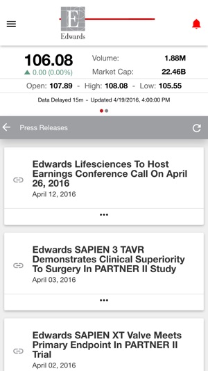 Edwards Investor Relations(圖2)-速報App