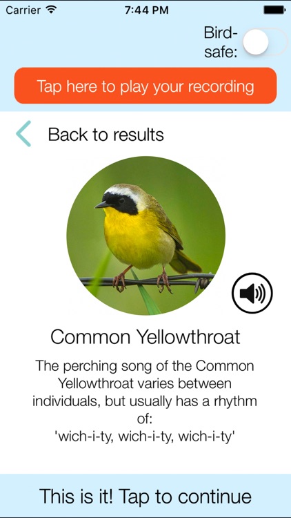 ChirpOMatic USA, Automatic Bird Song Recognition screenshot-3