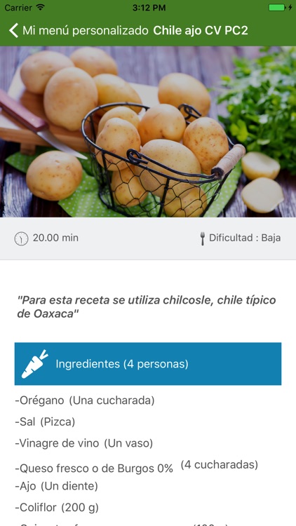 Nutricion Planner