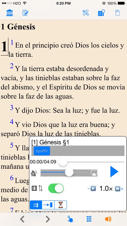 Santa Biblia Version Reina Valera (con audio) screenshot-4