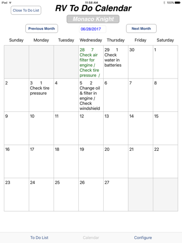 RV To Do List screenshot 2