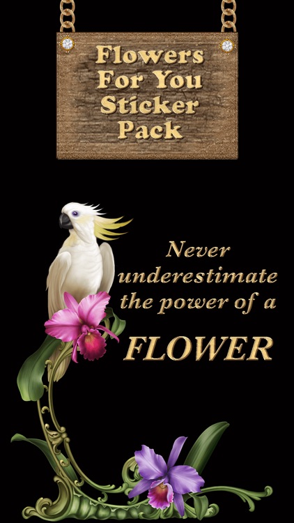 Flowers For You Sticker Pack For iMessage