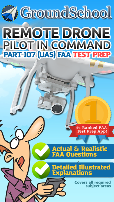 How to cancel & delete Drone Pilot (UAS) Test Prep from iphone & ipad 1