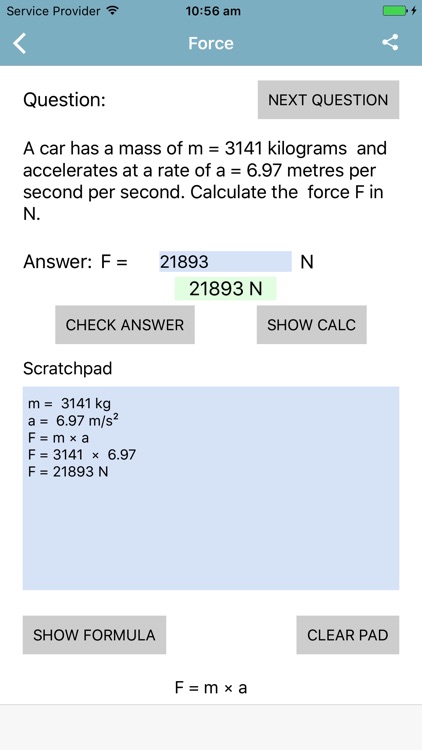 Force & Energy Questions