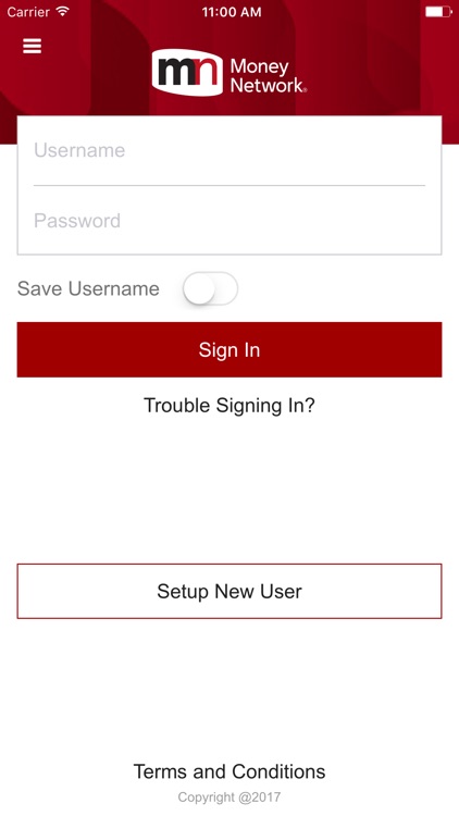 Money Network Mobile App