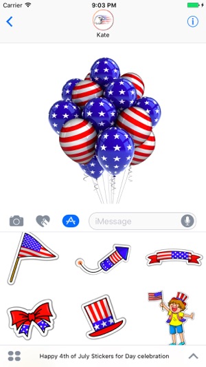 Happy 4th of July Stickers for Day celebration!(圖1)-速報App