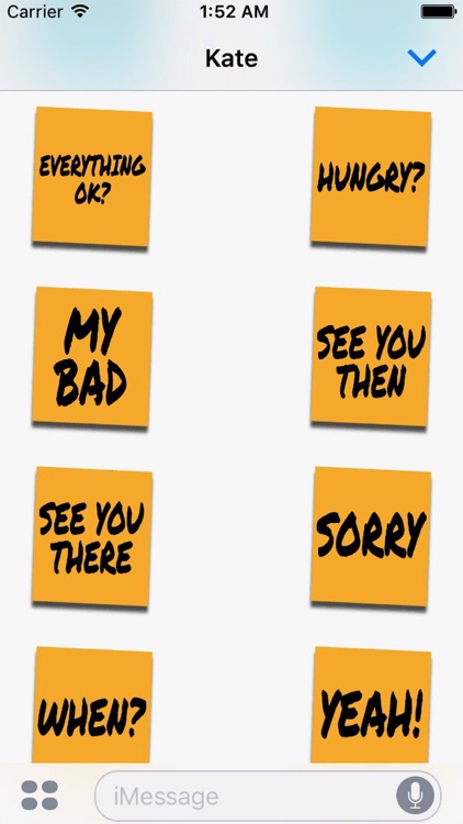 Animated Sticky Notes - Stickers For Text Messages screenshot-3