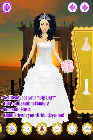 Bridal Salon Dress Up Wedding Bride Makeover Girl screenshot 2