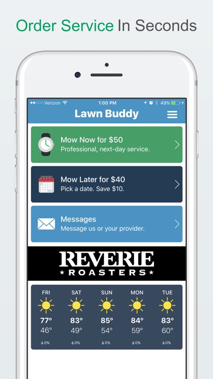 Lawn Buddy On-Demand Lawn Care