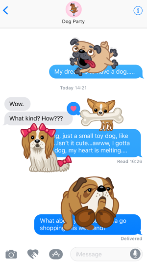 Dog Party - Funny Cute Dog Animated Stickers(圖3)-速報App