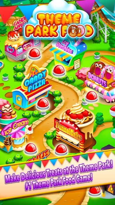 How to cancel & delete Theme Park Fair Food Maker Candy Dessert Cook Game from iphone & ipad 1