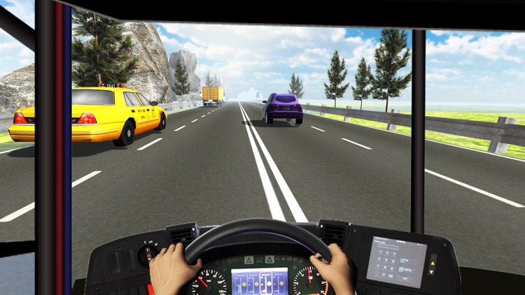 Racing In Bus - Traffic Racer