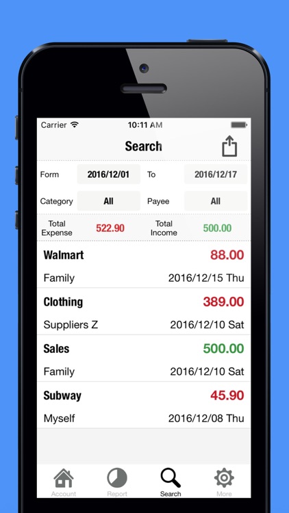 Spending Tracker-Expense, Income & Account Balance