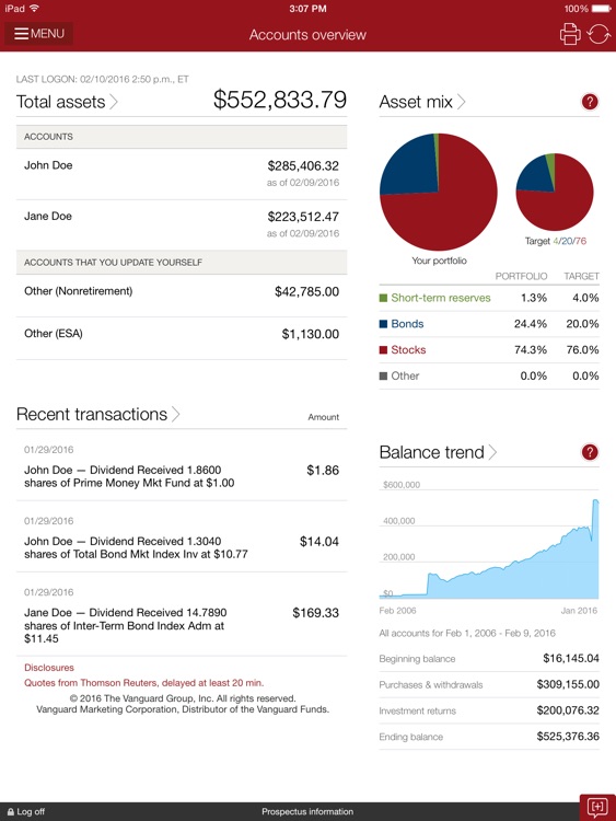 Vanguard for iPad