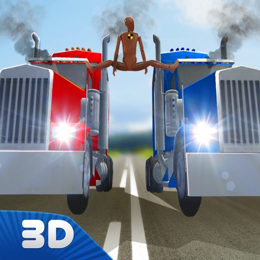 Dummy Truck Split Crash Test Simulator icon