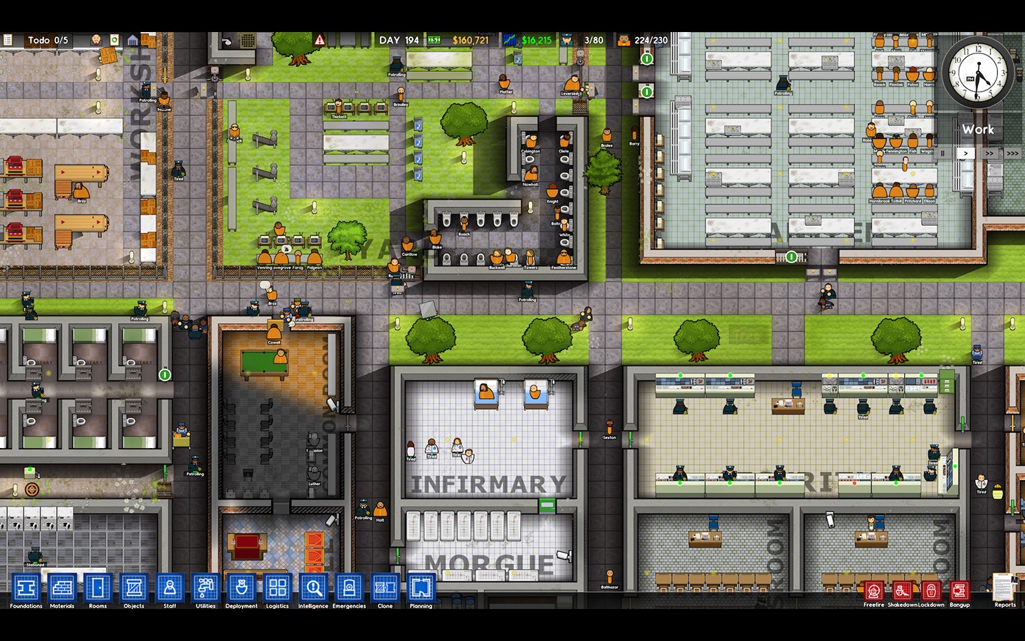 Screenshot do app Prison Architect