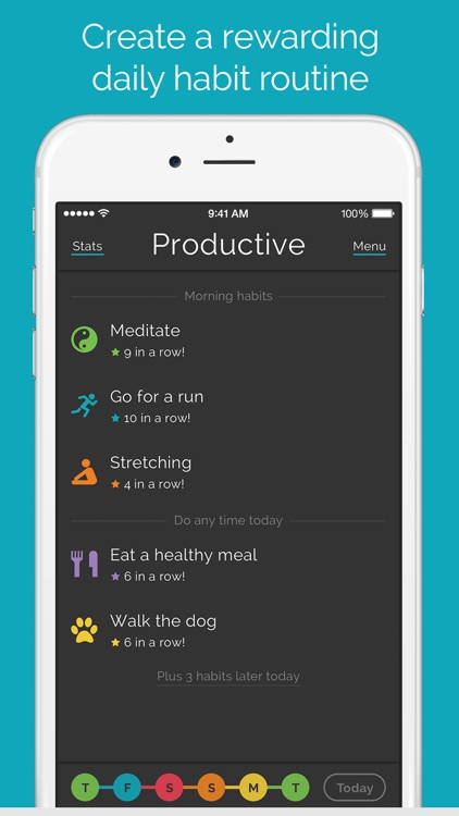 Productive - Habit Tracker & Goals Reminder