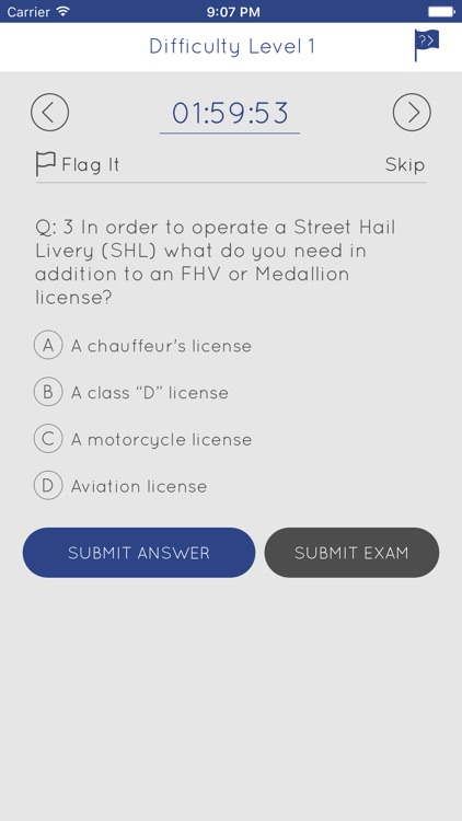 TLC Practice Exam