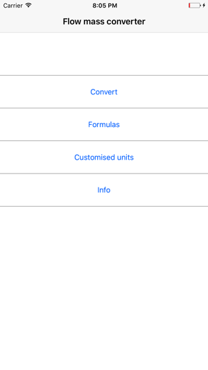 Flow mass converter