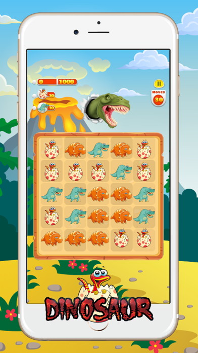 How to cancel & delete Dinosaur Games Puzzles : Dino Foods Match from iphone & ipad 1