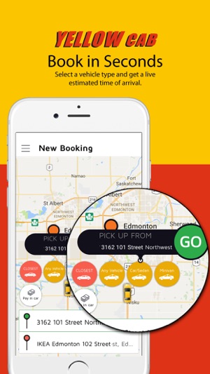 Greater Edmonton Yellow Cab(圖2)-速報App