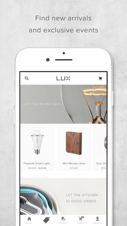 Lux - Shopping App for Home Decor &Accents