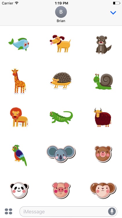 Sweetie Animal Stickers