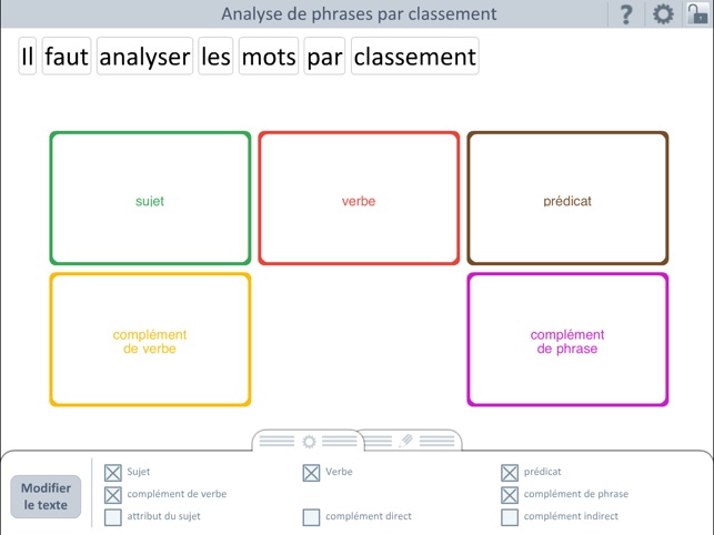 Outils pour l'école : Analyse grammaticale 2(圖1)-速報App