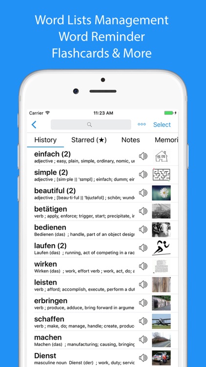German Dictionary - Dict Box