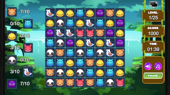 Happy Zoobies - Match 3 Puzzle(圖1)-速報App