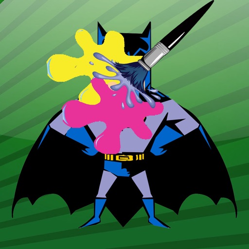 Drawing and Coloring For Kid Bat Hero Version iOS App