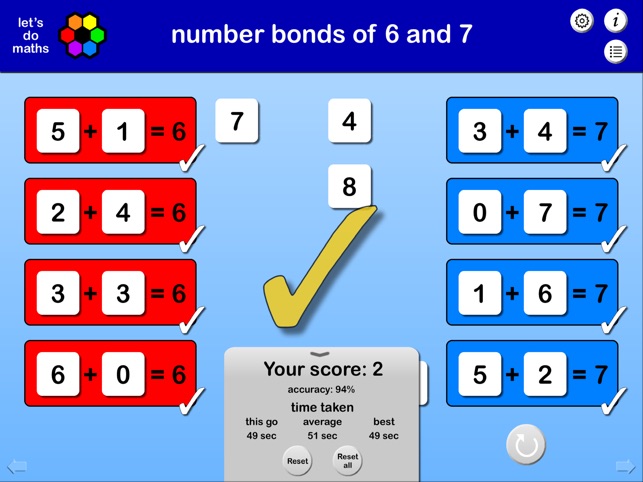 Number Bonds 0 to 12(圖2)-速報App