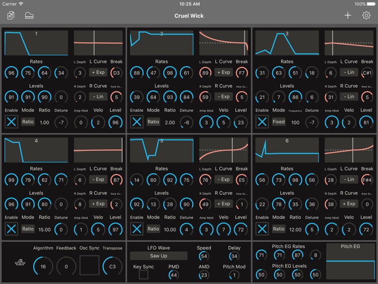 Patch Touch: for Yamaha DX/TX